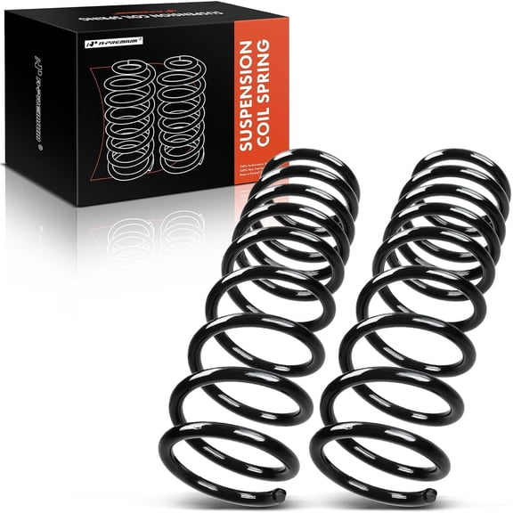 A-Premium 2Pcs Rear Suspension Coil Spring Set Compatible with Chevrolet Venture Uplander & Buick Terraza & Saturn Relay & Pontiac Oldsmobile, Driver and Passenger Side