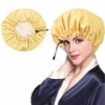 thumbnail image 2 of Sleeping Head Cover Adjustable 3PCS Unisex Shower Cap Hair Loss Hat Sleep Hat, 2 of 10
