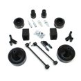 thumbnail image 1 of Fits 2007-2018 Jeep Wrangler JK Teraflex Lift Kit Suspension 1355210 Budget Boost; 2-1/2 Inch Front Lift; 2-1/2 Inch Rear Lift; Black Components, 1 of 1