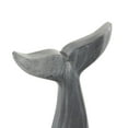thumbnail image 5 of 9", 7", 6"H Gray Marble Tail Whale Sculpture, by DecMode (3 Count), 5 of 9