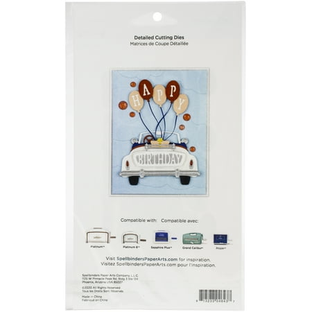 UPC: 0813233046437 | Spellbinders Etched Dies  Sunday Drive