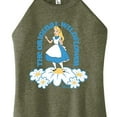 thumbnail image 3 of Disney - Alice In Wonderland - The Original Wildflower - Juniors High Neck Tank Top, 3 of 5