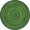 Green/Nylon, variant on Feeling Fun 5'4" Round Area Rug In Color Green-Color:Green,Material:Nylon