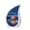 Flamingo-2, variant on VALERASH Flamingo Teardrop Memorial Urns for Human Ashes Adult Man & Women Set of 1 Large & 4 Keepsake - Blue Drop Cremation Urns for Human Ashes - 10 & 3 Inch