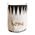 thumbnail image 1 of Canvas Laundry Basket Collapsible Portable Laundry Hamper Folding Washing Bin, 1 of 9