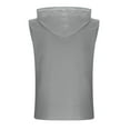 thumbnail image 5 of Linen Tank Hoodies for Men Plain Sleeveless Vest Workout Gym Pullover Button Down Hooded Tank Tops Fitness Muscle Shirts Summer Sweatshirt Lightweight Hip Hop Hoodie Running Hooded Shirt, 5 of 7