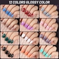 thumbnail image 3 of Pack de 24 pantalones cortos Teenitor de Press On Nails con pegamento para uñas y pegatinas, 3 of 7