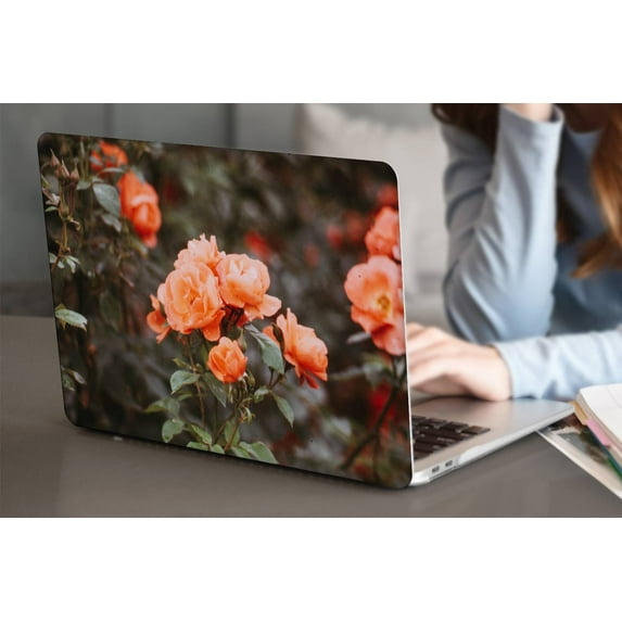 KSK KAISHEK Only Compatible Newest MacBook Pro 15 inchs Case 2019 2018 2017 2016 Release Model A1990&A1707, Plastic Hard Shell + Black Keyboard Cover, Rose series 0648