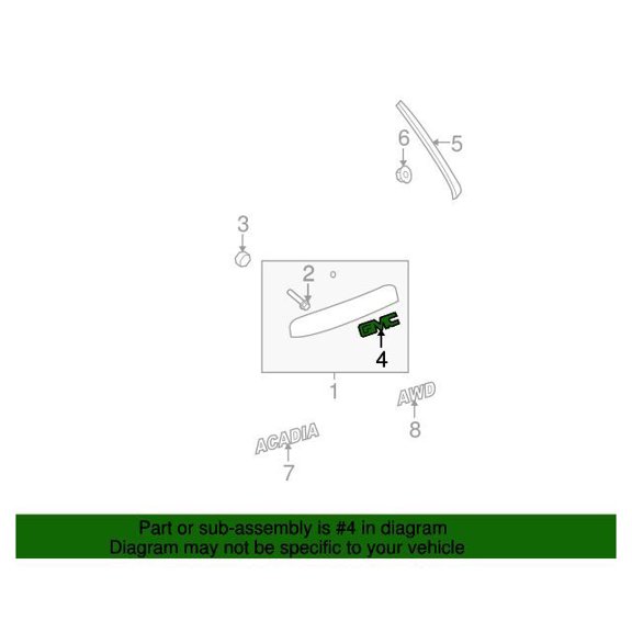 GM 22759916 Emblem Asm-L/Gate