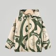 thumbnail image 2 of Afuyipoi Boys Girls Print Softshell Hooded Jacket Waterproof Windbreaker Outdoor Casual Zip Up Size 1-13 Green Size 4T, 2 of 3