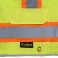 thumbnail image 5 of Radians Sv6H Type R Class 2 Heavy Duty Two Tone Mesh Surveyor Vest With Solid Pockets, Green, X-Large, 5 of 7
