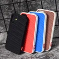 thumbnail image 5 of ZHaobin Rainbow Colorful Van Waffle Case for iPhone 16 15 13 12 11 14 Pro Max X XS Max 7 8 Plus Grid Soft Silicone Shockproof Cover (BLACKW,For iPhone 13 Mini), 5 of 7