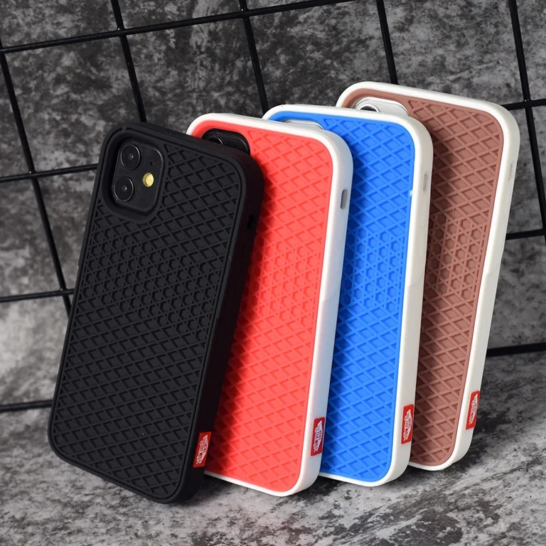 ZHaobin Rainbow Colorful Van Waffle Case for iPhone 16 15 13 12 11