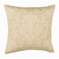 thumbnail image 2 of SAFAVIEH Talie 16" x 16" Faded Damask Plush Pillow, Camel/Ivory, 2 of 4