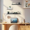 thumbnail image 4 of YIMWNYI 3Pcs Floating Shelves Set, Wall Mounted Wooden Rack, Decorative Display Shelf, Multi-Purpose Storage Organizer, Ideal for Living Room, Kitchen, Bedroom, Versatile Wall Decor, 4 of 6