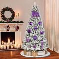 thumbnail image 1 of Fiudx Juego de Bolas Navideñas, 60 Piezas de Adornos Galvanizados, Diseño de Copos de Nieve con Forma de Tren, Decoración Ligera y Fácil de Colgar, Corona de Árbol para Centro de Mesa, Regalo Navideñ, 1 of 6