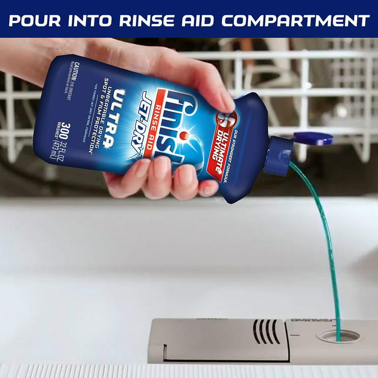 Finish Jet-Dry Ultra Rinse Aid Dishwasher Rinse Agent & Drying Agent (32  Ounce) 