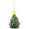 thumbnail image 1 of Mr. Christmas 5" Nostalgic Ceramic Lit Tree Ornament, Green, 1 of 4