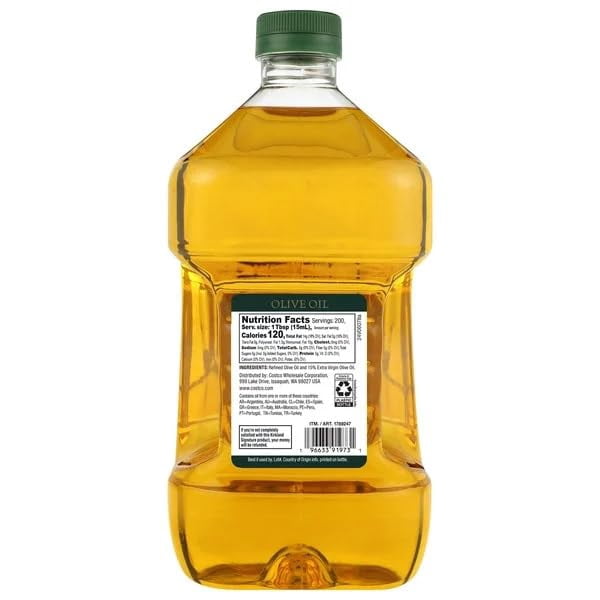 Kirkland Signature Refined Olive Oil, 3 L
