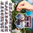 thumbnail image 5 of dajkiuy 26 Letters Christmas Tree Decoration Pendant, Xmas Snowman Alphabet Ornaments for Christmas Tree, Hanging Decorations for Christmas Tree Party Gifts DIY Decor, Z, 5 of 5