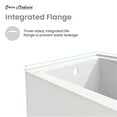 thumbnail image 5 of Ivy 48'' x 32" Bathtub with Apron Left Hand Drain in White, 5 of 12