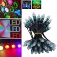 thumbnail image 4 of WESIRI WS2811 Diffused Digital RGB LED Pixel Lights Individually Addressable Round DIY LED Pixels Module IP68 Waterproof Black Wire DC12V 50pcs/Set, 4 of 4