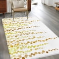thumbnail image 3 of Sage Green Polka Dots 3'x5' Washable Rug, Vintage Abstract Art Watercolor Non-Slip Area Rugs for Entryway Kitchen Classroom, StainResistant Dorm Throw Carpet, Low Pile Soft Indoor Floor Mat, 3 of 9