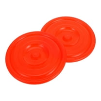 MLINS 2pcs Round Trash Can Lid Only Replacement Garbage Can Cover Polished Plastic Can Lid Waste Can Lid Small Garbage Bin Removable Lid For Plastic Bucket