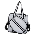 thumbnail image 2 of Bolsa de tenis, bolsa para raquetas, funda para raquetas, portátil, para deportes al aire libre con cremallera, multiusos para raquetas de bádminton, Gris, 2 of 8
