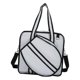 thumbnail image 3 of Bolsa de tenis, bolso deportivo, portátil, para fitness, con compartimento para zapatos, para principiantes, con cremallera, para raquetas de tenis. Gris, 3 of 8