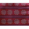 thumbnail image 4 of oneOone Georgette Viscose Fabric Floral & Chevron Block Printed Fabric 1 Yard 42 Inch Wide, 4 of 4