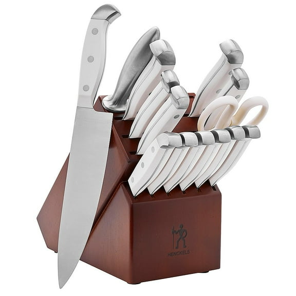 Statement 15-pc Knife Block Set - White