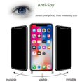 3Pcs Full Cover Black Edge Antispy Tempered Glass Private Screen