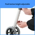 thumbnail image 5 of Medline Upright Aluminum Junior Folding Walker – Comfortable, Maneuverable, For Injury, Balance, Posture & Recovery, 5 of 6