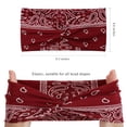 thumbnail image 2 of KEGKUO 10 PCS Women Headbands African Wide Hair Wrap Extra Turban Head Bands for Lady Large Sport Workout Stretch Non-slip Big Hair Bands, Combination A, 2 of 6