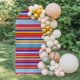 Rainbow Striped Arch Backdrop Cover 6 FT,Spandex Wedding Arch Stand ...