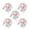 Fog transparent, variant on HannLk Mechanical Keyboard Styling Items with Rounded Cats Paws Theme Look