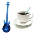 thumbnail image 2 of Stainless Steel Guitar Spoons Coffee Tea Spoon Flatware Drinking Tools, 1Pc Creative Guitar - Shaped Spoon With Unique Musical Instrument Design For Coffee Tea And Beverages,, 2 of 3