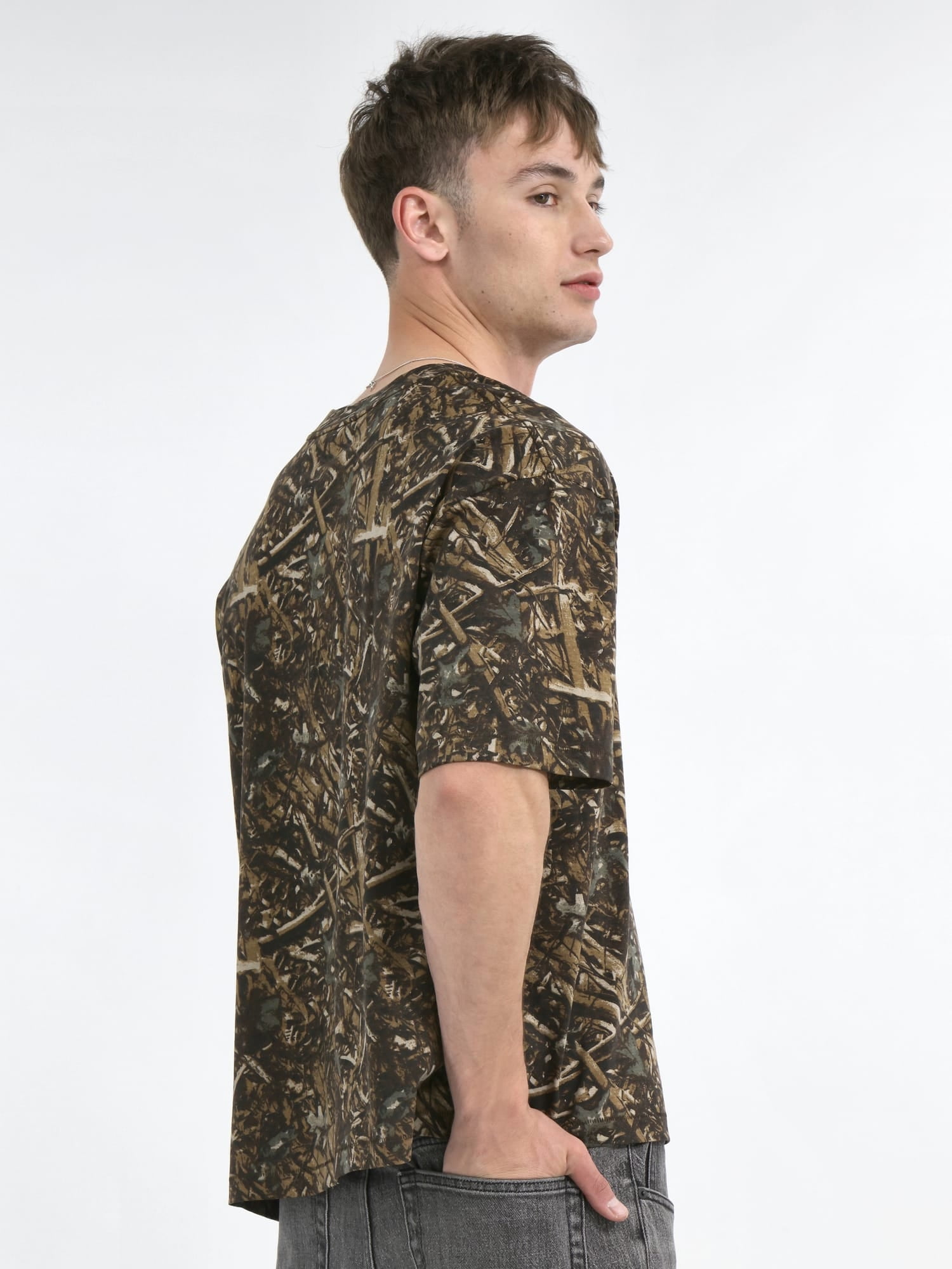 No Boundaries All Gender Cotton Oversize Tee with Short Sleeves, Men's and Big Men's
