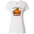 thumbnail image 3 of Inktastic Thankful Grateful and Blessed Pumpkins and Sunflower Women's T-Shirt, 3 of 5