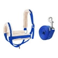 thumbnail image 3 of Cattle Traction Halter Cabestro Ajustable para Toros Cuerda de de 300cm Arnés de Entrenamiento de Ganado Equipo para Manejo de Animales Adecuado Azul S, 3 of 8