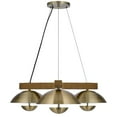 thumbnail image 3 of Cal Lighting Lakeland 15W X 3 Intergrated Dimmable Led Metal / Birch Wood Pendant Light, 3 of 5
