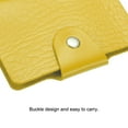 thumbnail image 4 of Uxcell Credit Card Holder, 2 Pack Slim Wallet Leather Purse Business Cards Protector with 12 Card Slots, Black, Yellow, 4 of 5