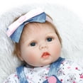 thumbnail image 4 of 22 pulgadas 55 cm Reborn Toddler Baby Doll Girl PP Relleno de algodón, 4 of 8