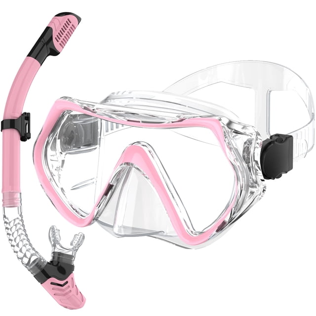 Equipo de Snorkel MELUMILU Juego de Snorkel Seco con Vista Panorámica 180°