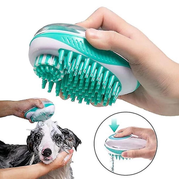 Cepillo de baño para mascotas, masajeador, herramienta de limpieza y aseo