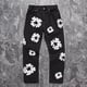 thumbnail image 1 of 2024 Nuevo bordado Kapok suelta pierna recta Casual hombres y mujeres Jeans moda pareja pantalones, 1 of 5
