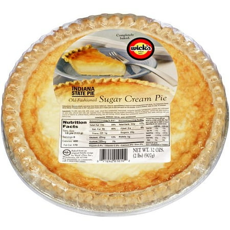 Wicks Old-Fashioned Sugar Cream Pie, 32 oz - Walmart.com