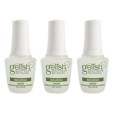 Gelish Soak-Off Gel Polish Nourish Cuticle Oil 0.5 oz Pack Of 3
