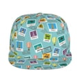 thumbnail image 2 of Gaeub World Travel1 Flat Bill Snapback Hats Baseball Caps with Adjustable for Running Workouts and Outdoor Activities, 2 of 9